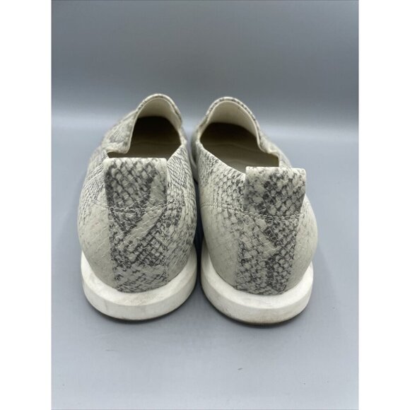 Franco Sarto Slip On Boston Snake Print  Square Toe Casual Comfort Shoes 10 - Picture 3 of 8